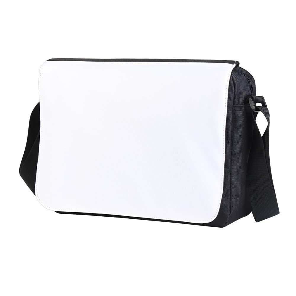 1568 Customizable Blank Messenger Bag Crossbody Bag with Detachable Front